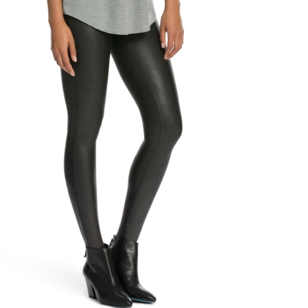 Spanx faux leather leggings